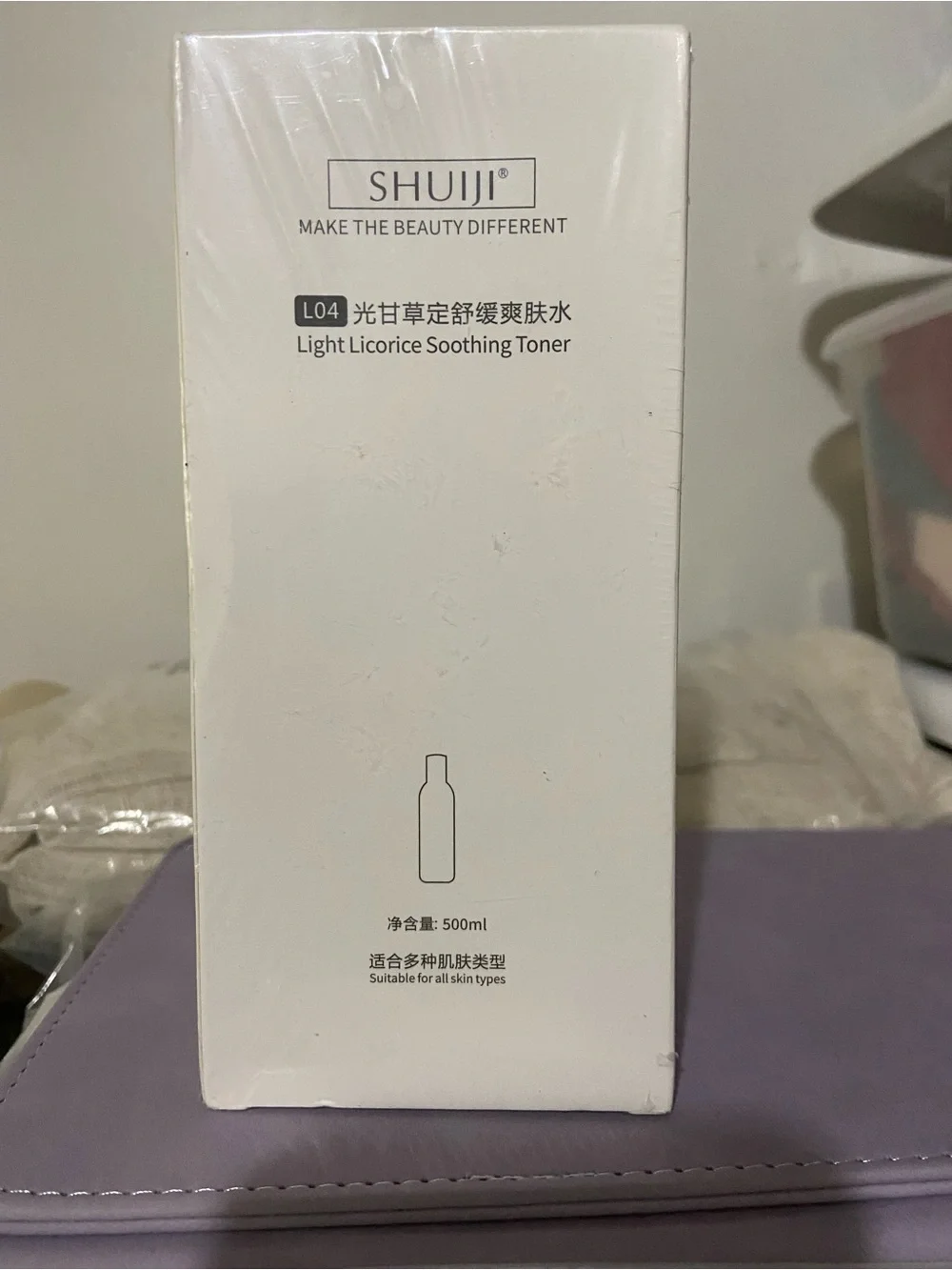 Light Licorice Soothing Skin Toner 500ml /16.9 fl. oz. NEW in Box